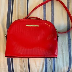 Steve Madden BMaggie red patent crossbody bag